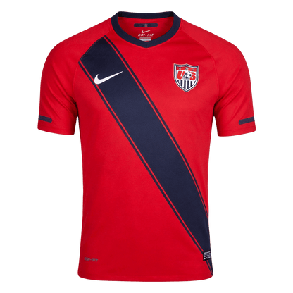 Retro USA Mens Away Soccer Jersey 2011 Red