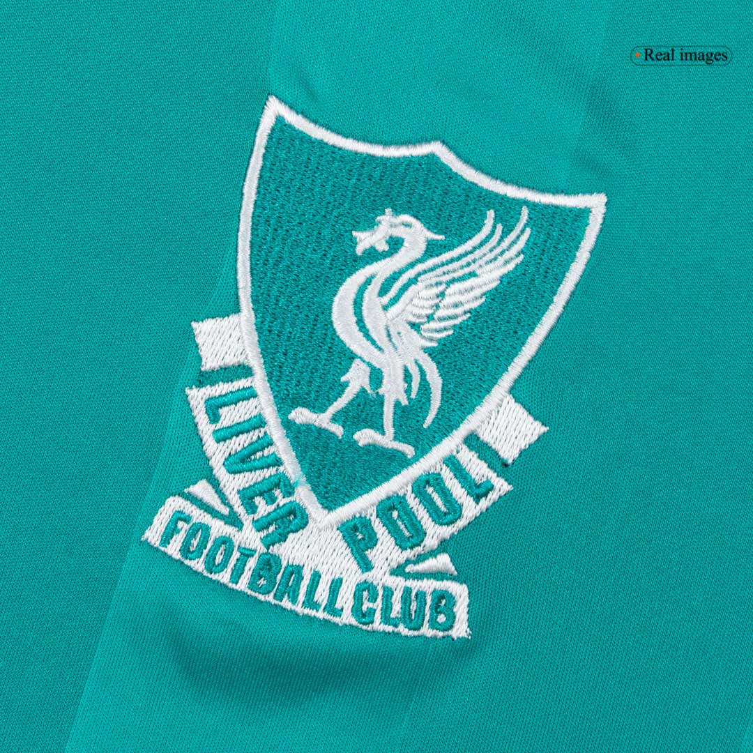 Liverpool Mens Third Away Soccer Jersey 2025/26 Green