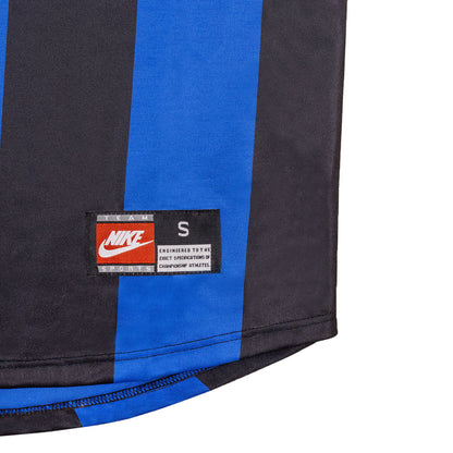 Retro BAGGIO #10 Inter Milan Mens Home Soccer Jersey 1999/00 Blue&Black