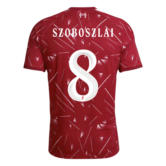 Liverpool Home Soccer Jersey 2026/27 – SZOBOSZLAI #8 – UCL