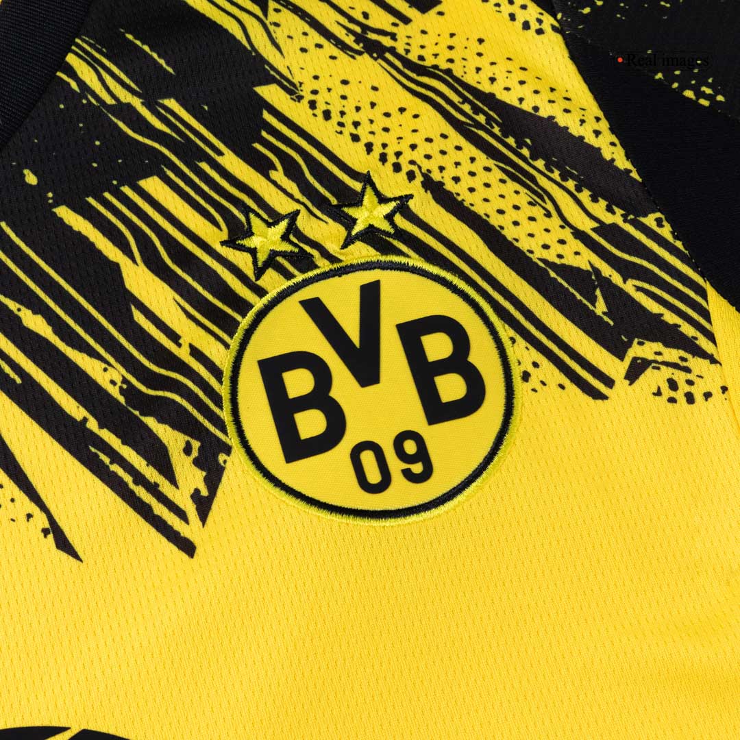 Borussia Dortmund Mens Home Soccer Full Set 2025/26 Yellow