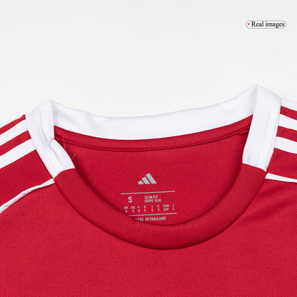 Liverpool Mens Home Long Sleeve Soccer Jersey 2025/26 Red