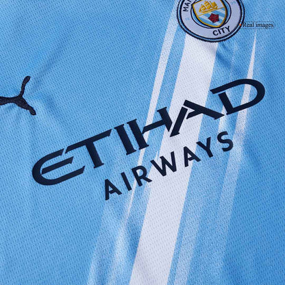 Manchester City Kids Home Soccer Kit 2025/26 Blue