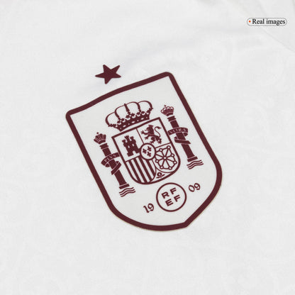Spain Kids Away Soccer Kit 2026 White