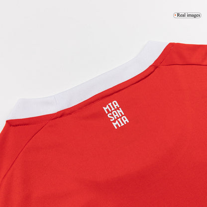Bayern Munich Mens Home Soccer Kit 2025/26 Red [PREMIUM]