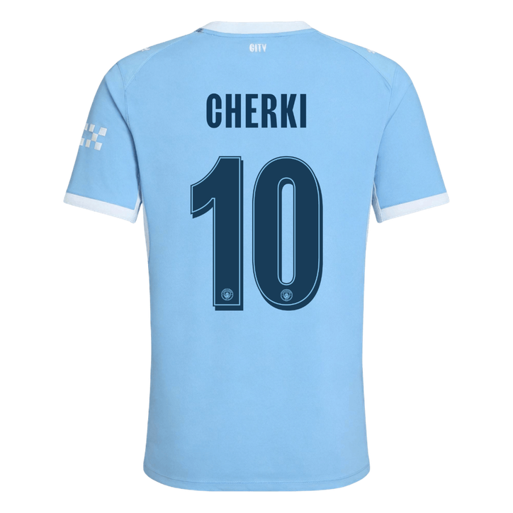 Manchester City Home Soccer Jersey 2026/27 – CHERKI #10 – UCL (Player Version)