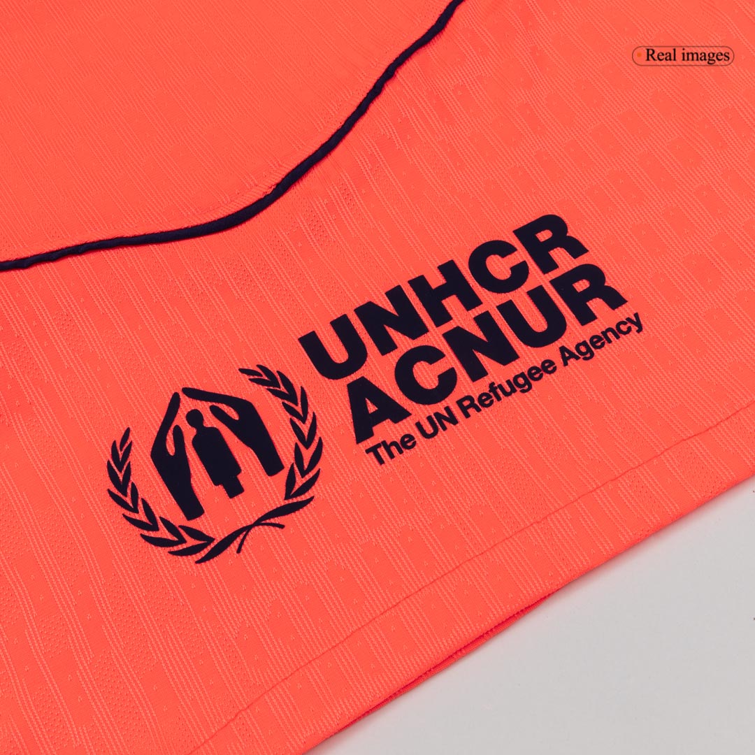 LAMINE YAMAL #10 Barcelona Mens Third Away Soccer Jersey UCL 2025/26 Orange - Player Version