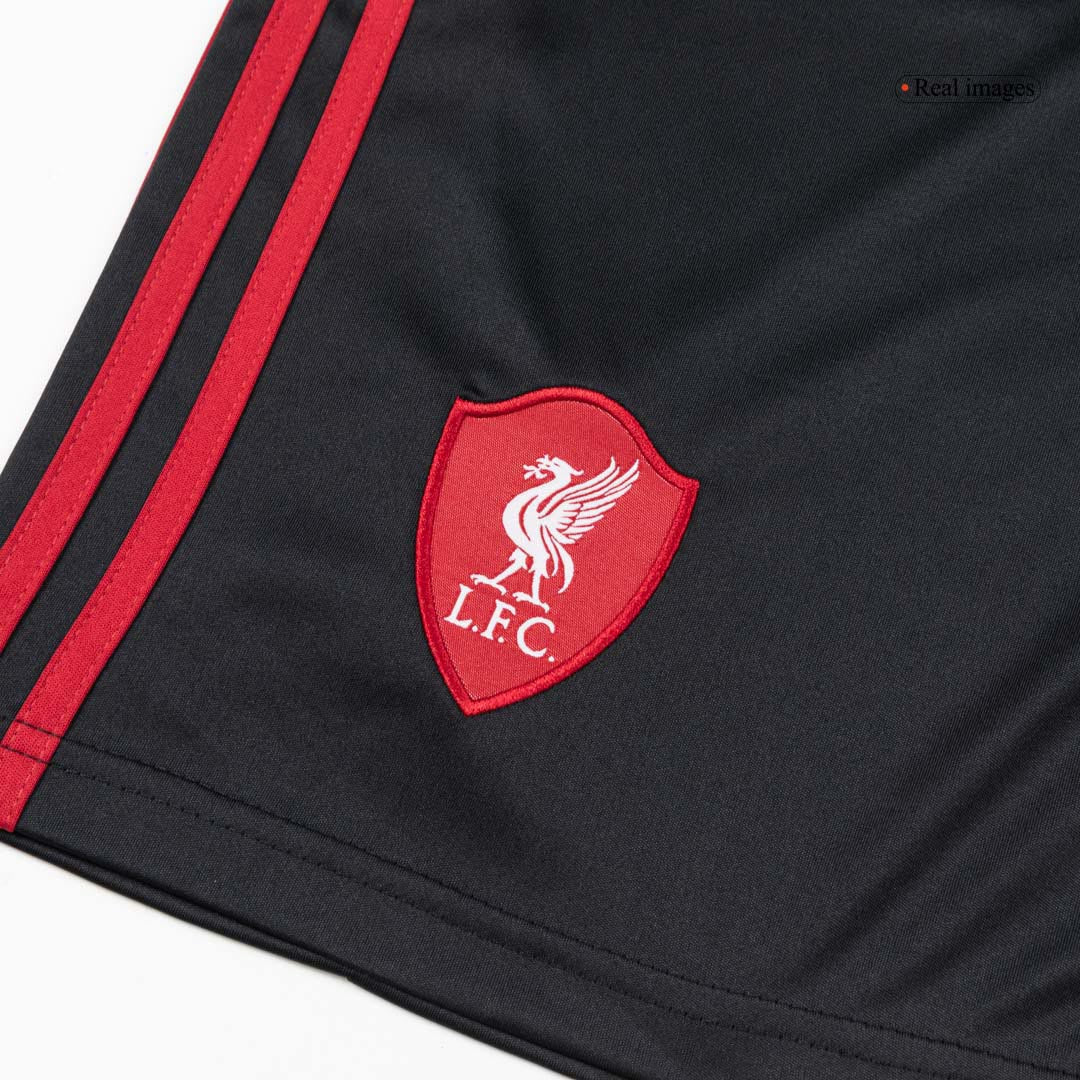 Liverpool Mens Away Soccer Shorts 2025/26 Black