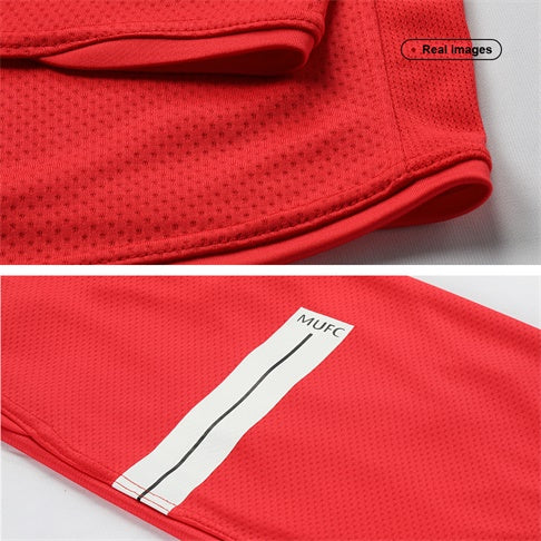 Retro Manchester United Mens Home Soccer Jersey 2007/08 Red