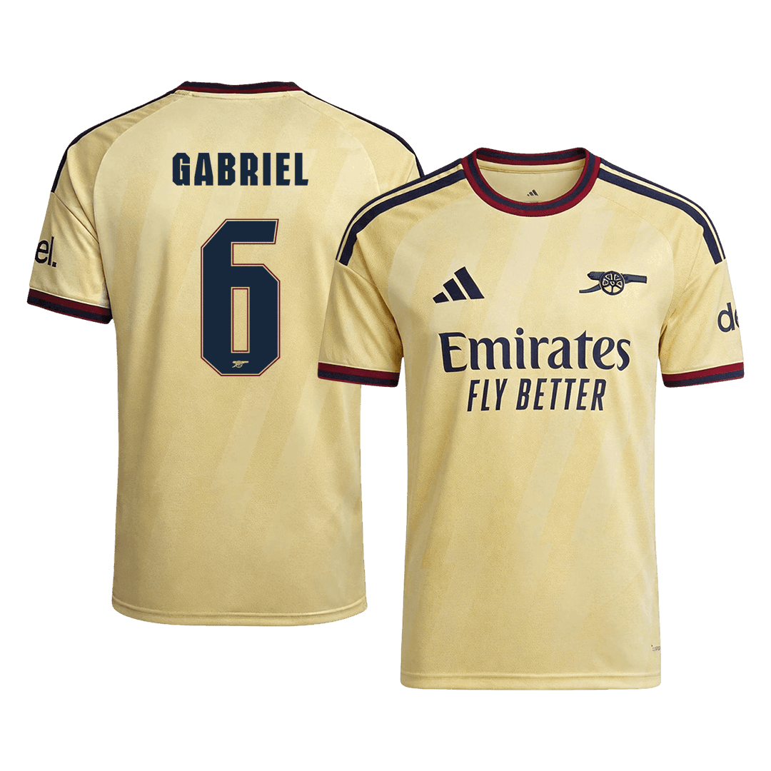 Arsenal Third Away Soccer Jersey 2026/27 – GABRIEL #6 – UCL (Player Version)
