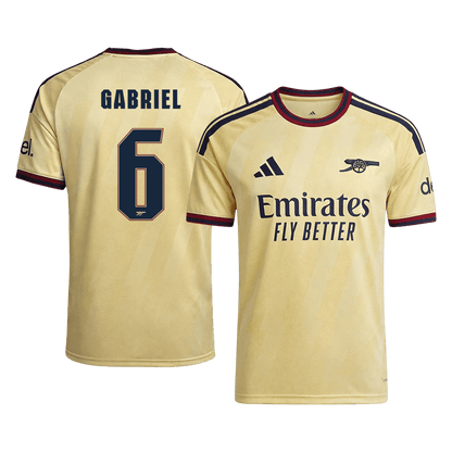 Arsenal Third Away Soccer Jersey 2026/27 – GABRIEL #6 – UCL (Player Version)