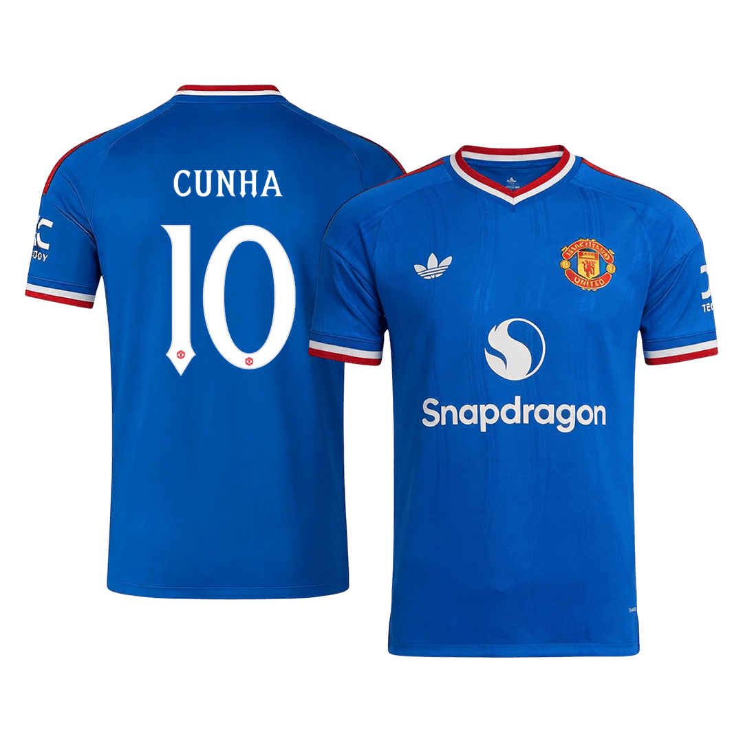 Manchester United Away Soccer Jersey 2026/27 – CUNHA #10 – UCL