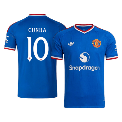 Manchester United Away Soccer Jersey 2026/27 – CUNHA #10 – UCL