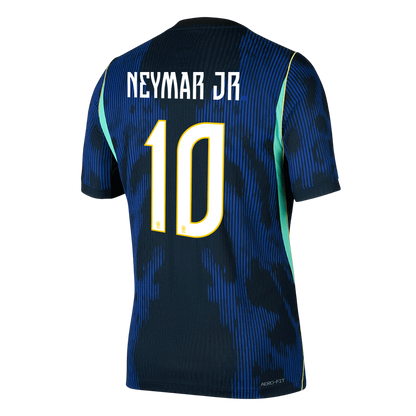 NEYMAR JR #10 Brazil Mens Away Soccer Jersey World Cup 2026 Navy - Player Version