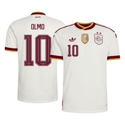 [Champion Edition] Spain Away Soccer Jersey World Cup 2026 – OLMO #10 (Player Version)