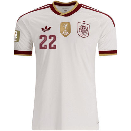 [Champion Edition] Spain Away Soccer Jersey World Cup 2026 – CUBARSÍ #22