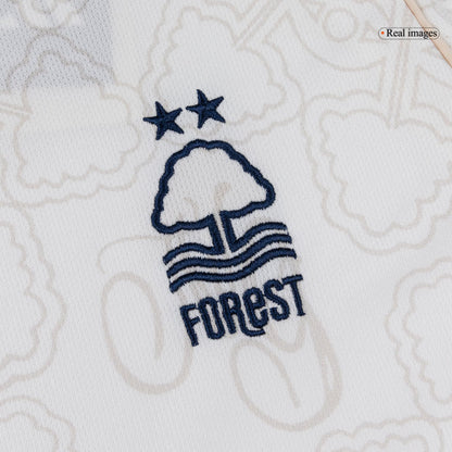 Nottingham Forest Mens Away Soccer Jersey 2025/26 White