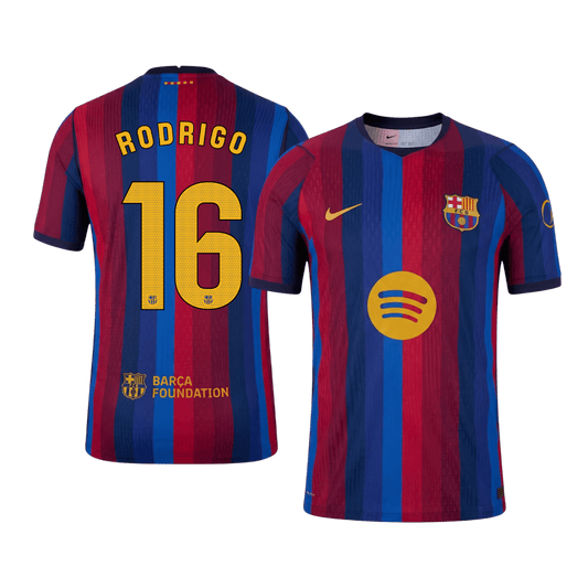 Barcelona Home Soccer Jersey 2026/27 – RODRIGO #16 (Player Version)