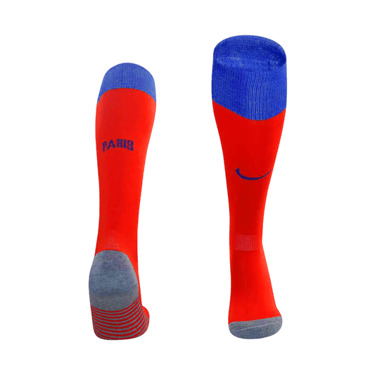 PSG Kids Third Away Soccer Socks 2025/26 Red [PREMIUM]