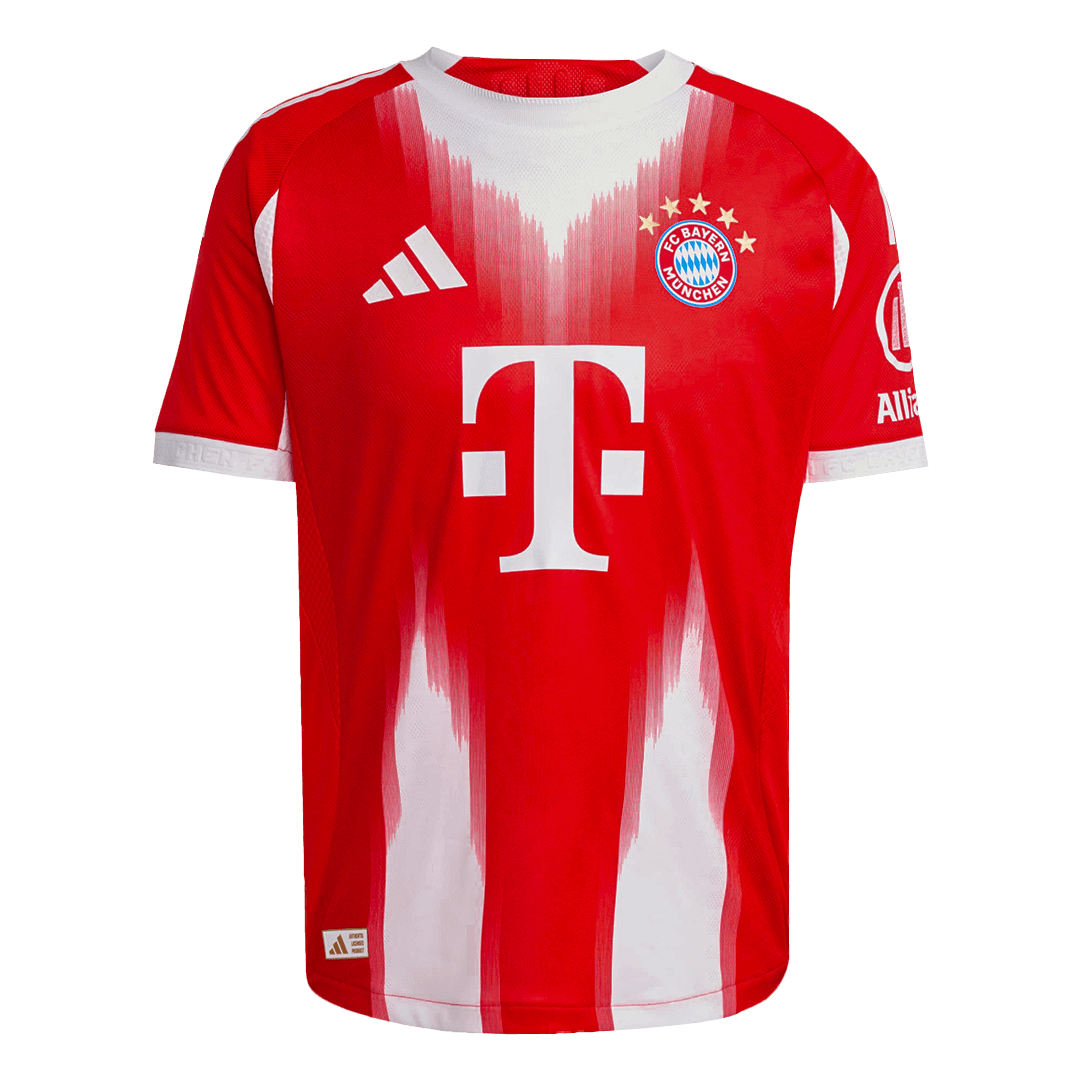 KANE #9 Bayern Munich Mens Home Soccer Jersey 2025/26 Red - Player Version