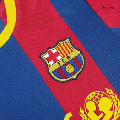 Retro MESSI #10 Barcelona Mens Home Soccer Jersey 2010/11 Red&Blue