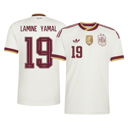 [Champion Edition] Spain Away Soccer Jersey World Cup 2026 – LAMINE YAMAL #19
