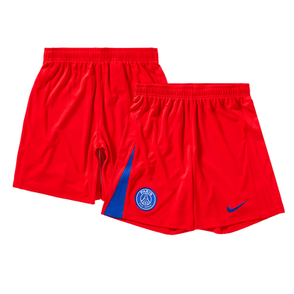 PSG Mens Third Away Soccer Shorts 2025/26 Red