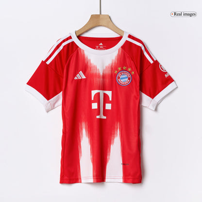 Bayern Munich Kids Home Soccer Kit 2025/26 Red
