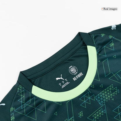 Manchester City Mens Fourth Away Soccer Jersey 2025/26 Green