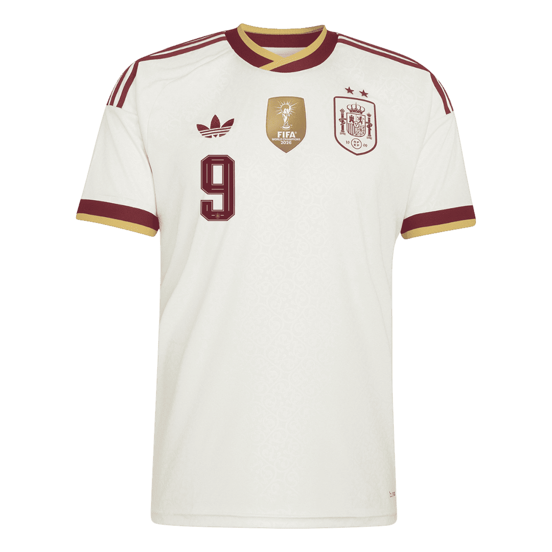 [Champion Edition] Spain Away Soccer Jersey World Cup 2026 – GAVI #9