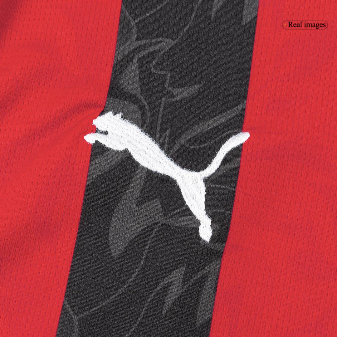 MODRIĆ #14 AC Milan Mens Home Soccer Jersey 2025/26 Red&Black [PREMIUM]