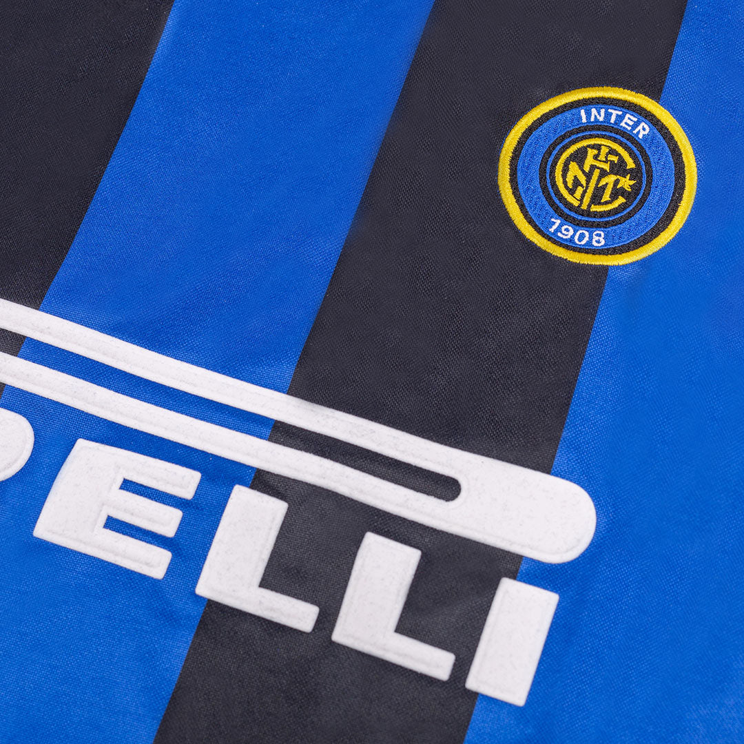 Retro BAGGIO #10 Inter Milan Mens Home Soccer Jersey 1999/00 Blue&Black