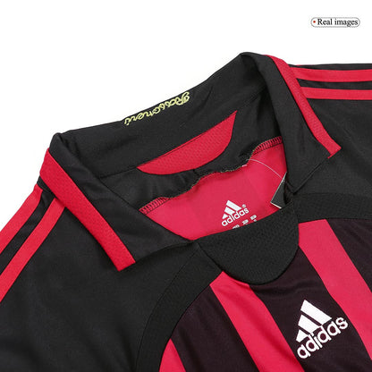 Retro RONALDO #99 AC Milan Mens Home Soccer Jersey 2006/07 Red&Black