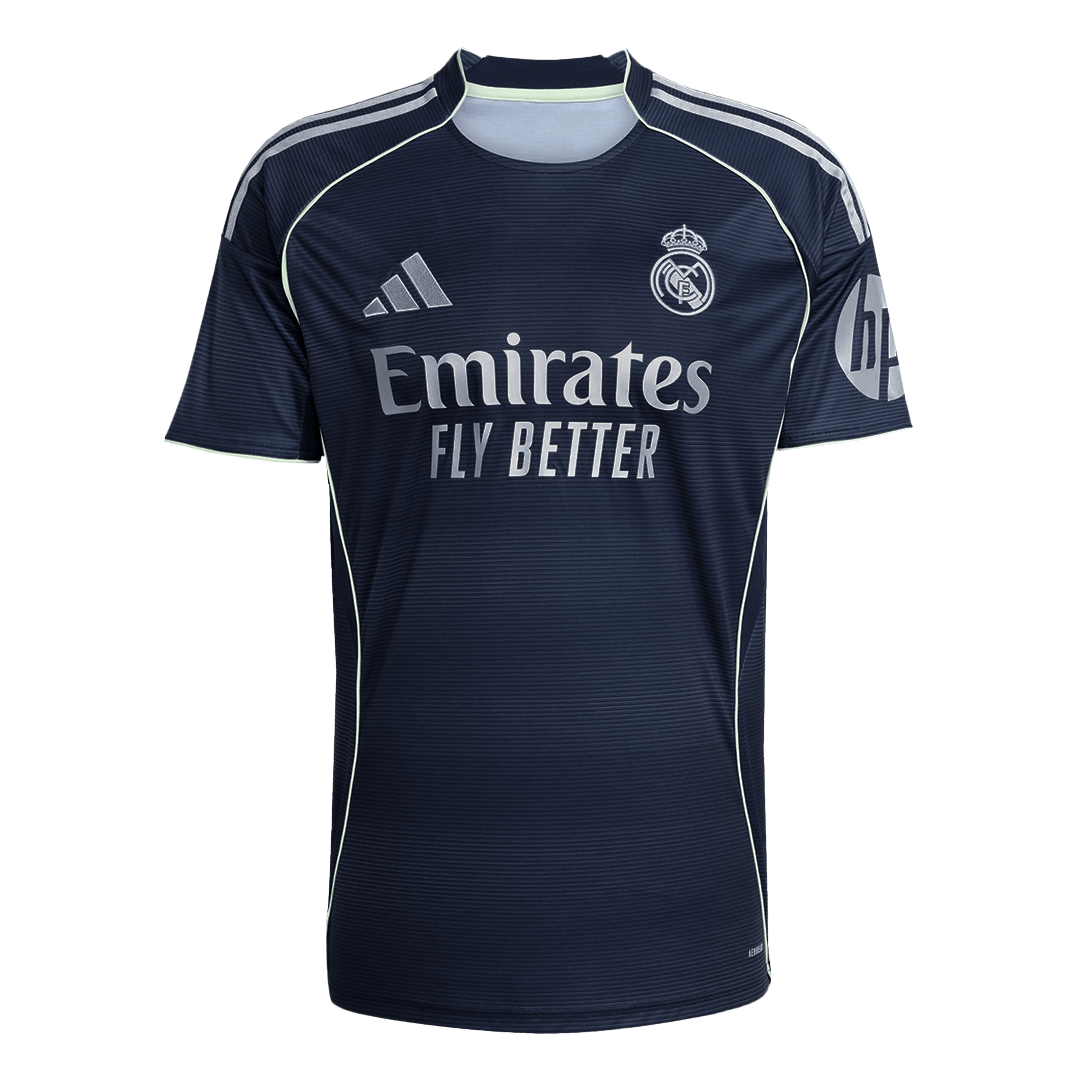 Real Madrid Mens Away Soccer Jersey 2025/26 Navy [PREMIUM]