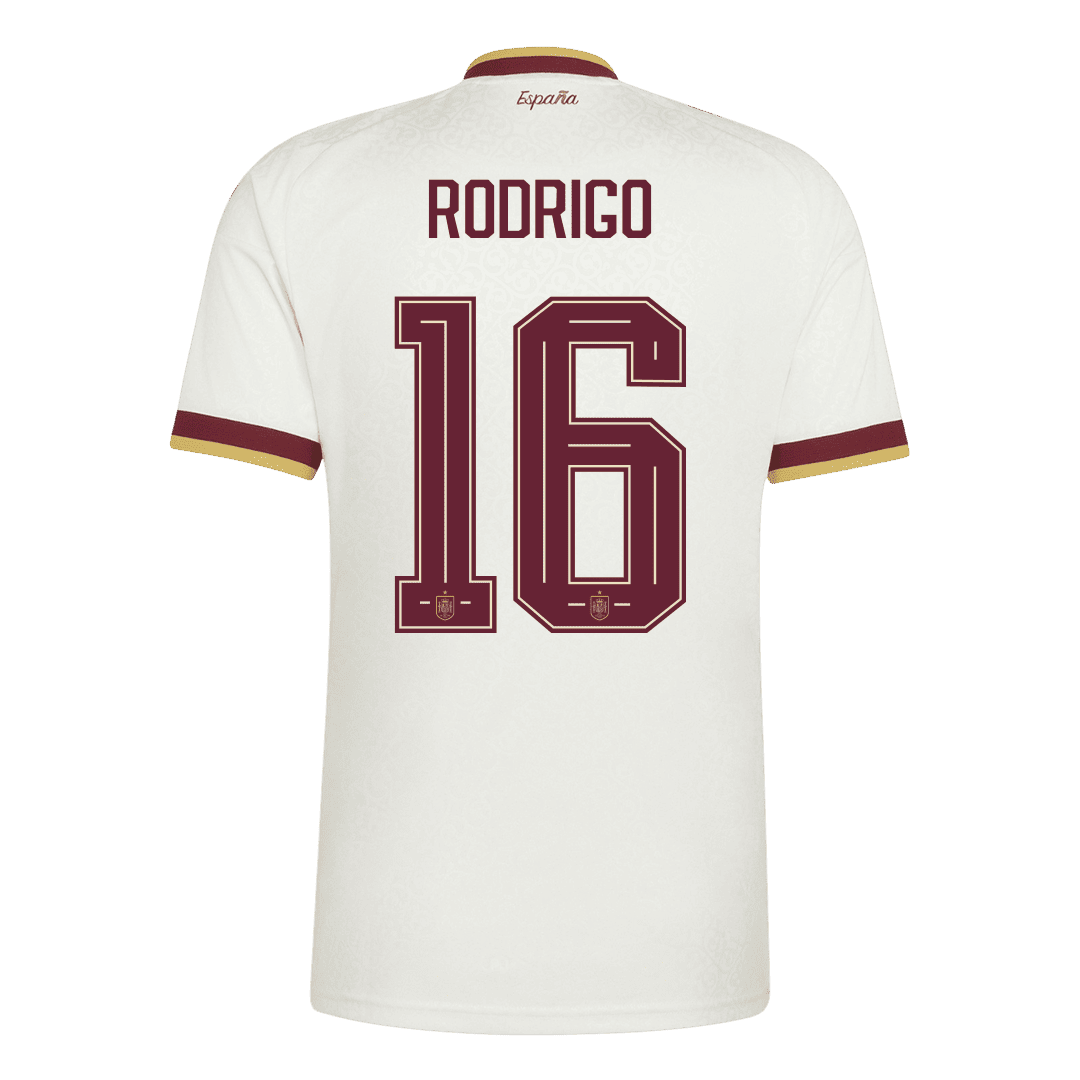 [Champion Edition] Spain Away Soccer Jersey World Cup 2026 – RODRIGO #16