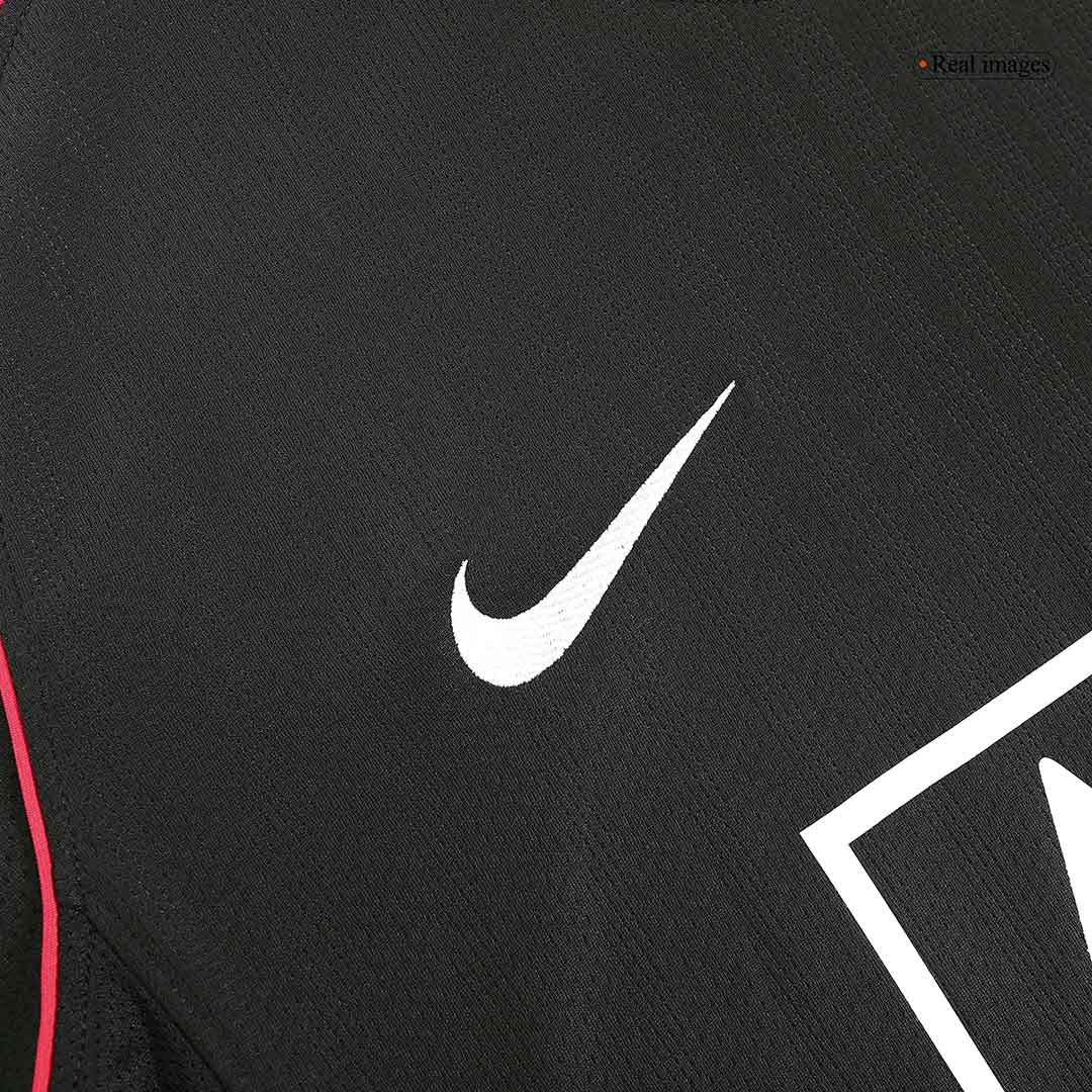 Retro ROONEY #10 Manchester United Mens Away Long Sleeve Soccer Jersey 2007/08 Black