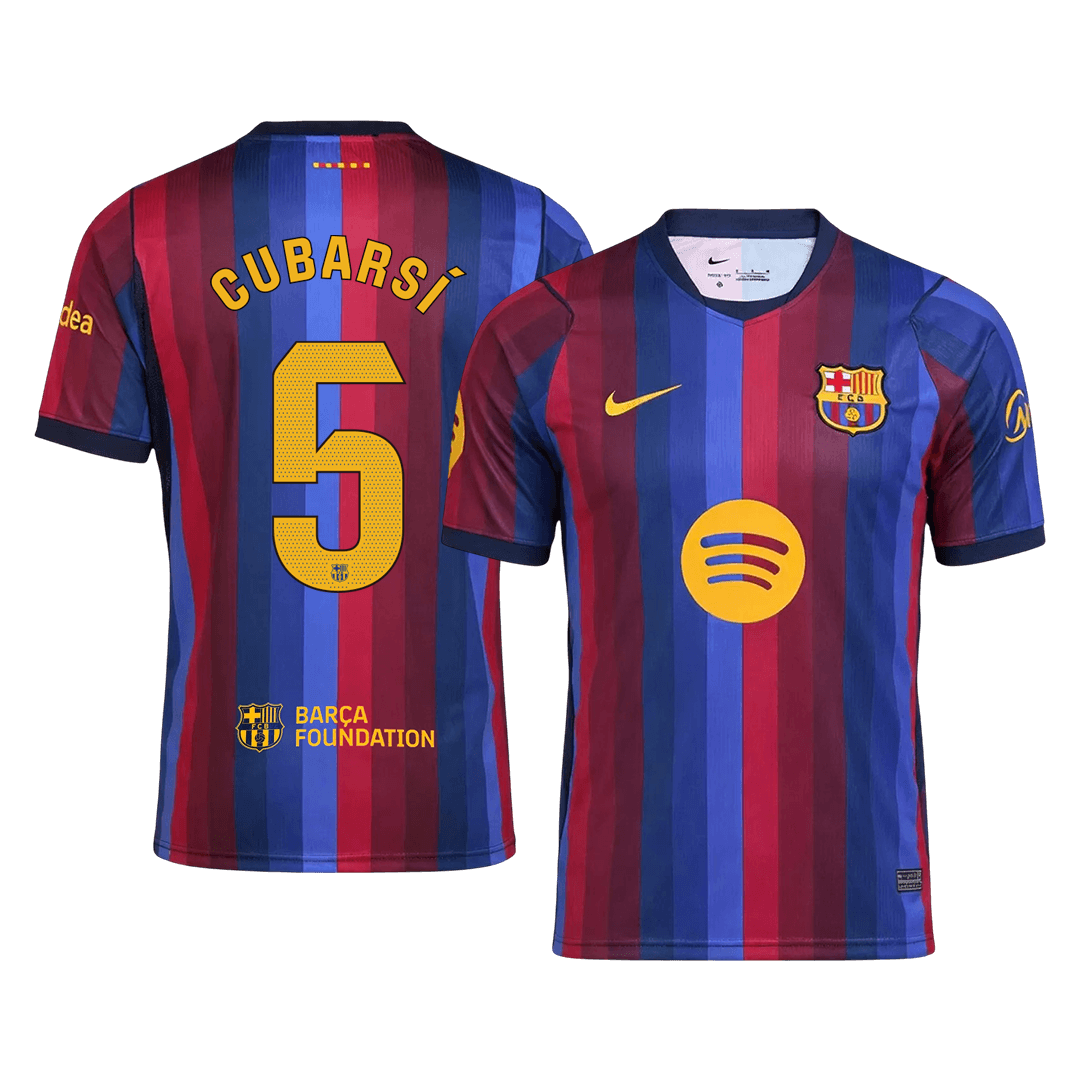 Barcelona Home Soccer Jersey 2026/27 – CUBARSÍ #5
