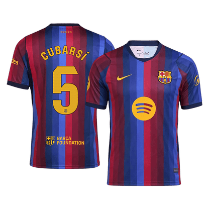Barcelona Home Soccer Jersey 2026/27 – CUBARSÍ #5