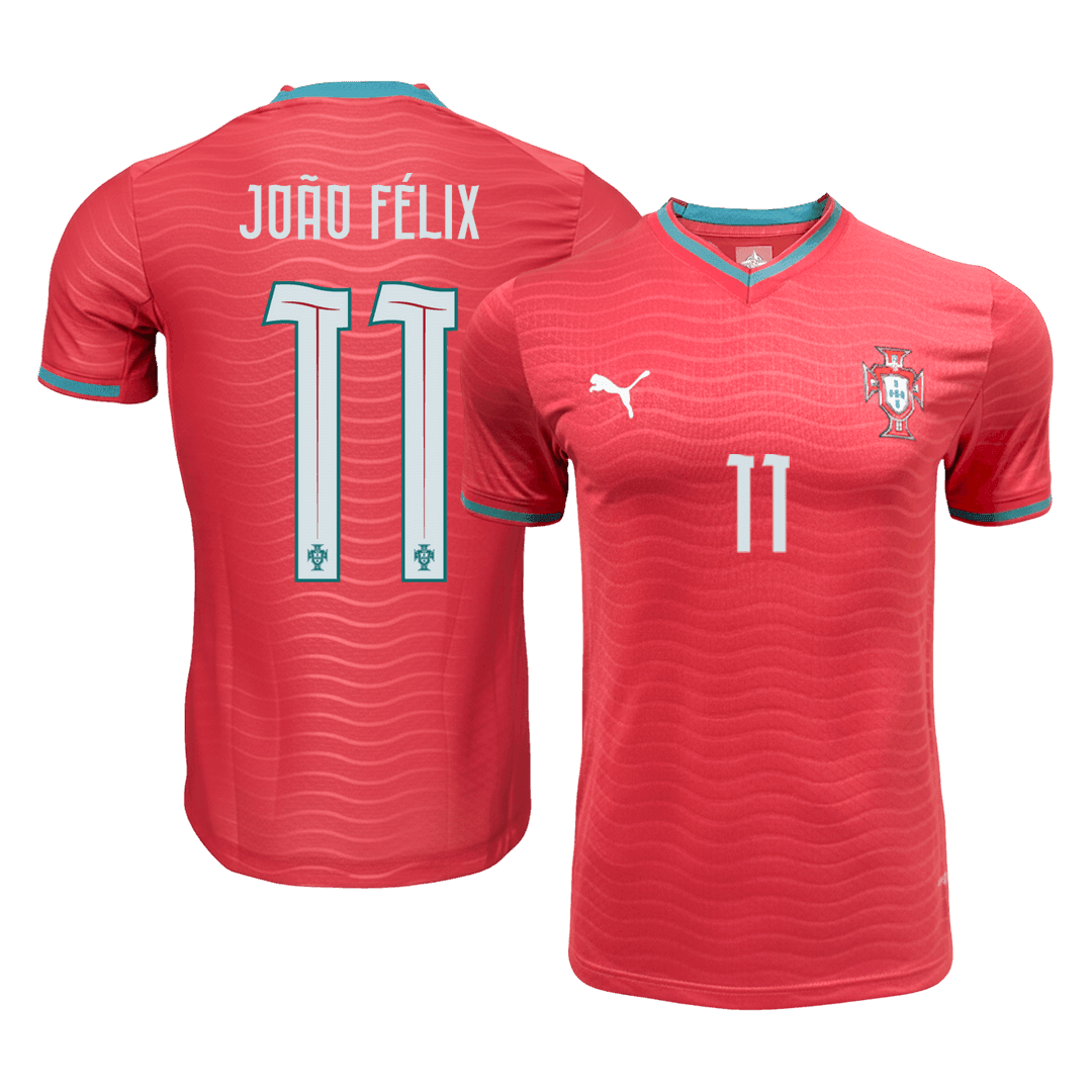 JOÃO FÉLIX #11 Portugal Mens Home Soccer Jersey World Cup 2026 Red - Player Version