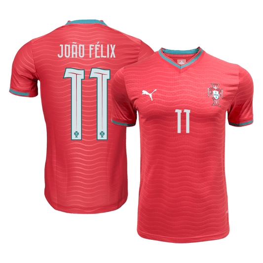 JOÃO FÉLIX #11 Portugal Mens Home Soccer Jersey World Cup 2026 Red - Player Version