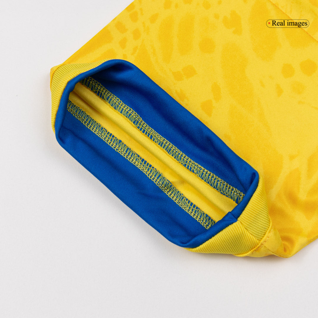 LUIS DíAZ #7 Colombia Mens Home Soccer Jersey World Cup 2026 Yellow