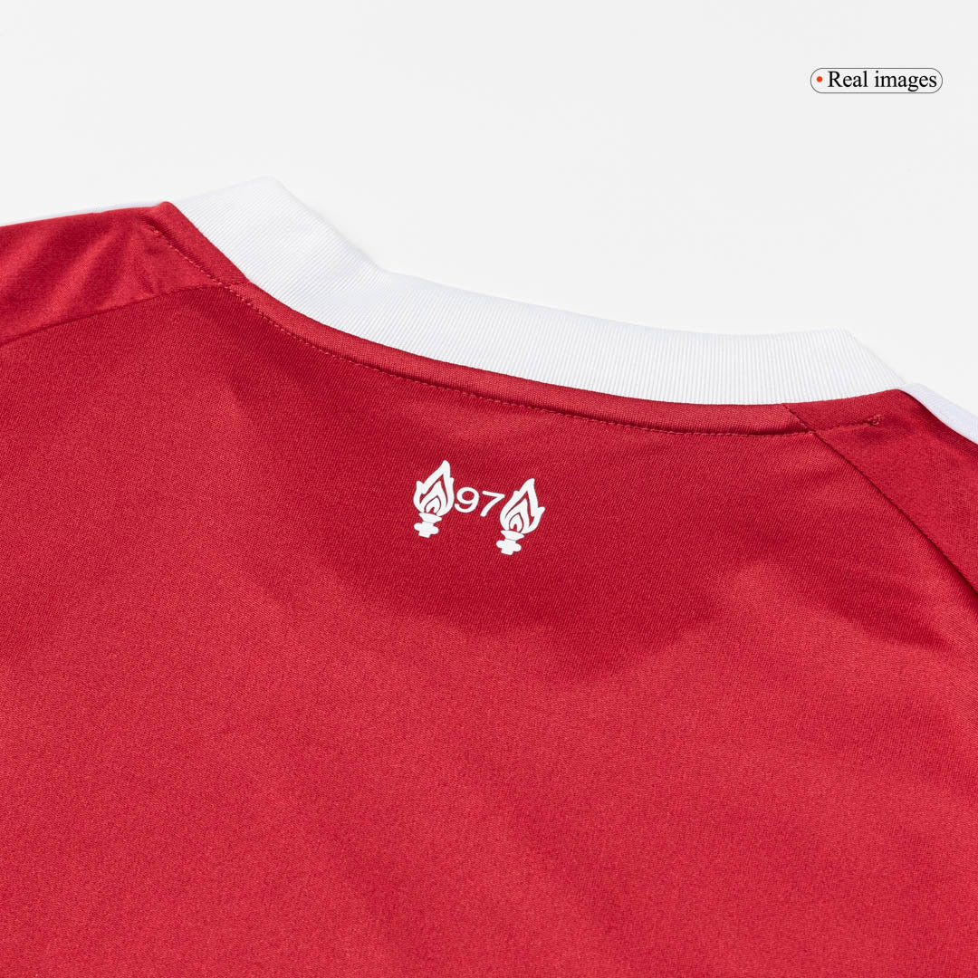 VIRGIL #4 Liverpool Mens Home Soccer Jersey 2025/26 Red