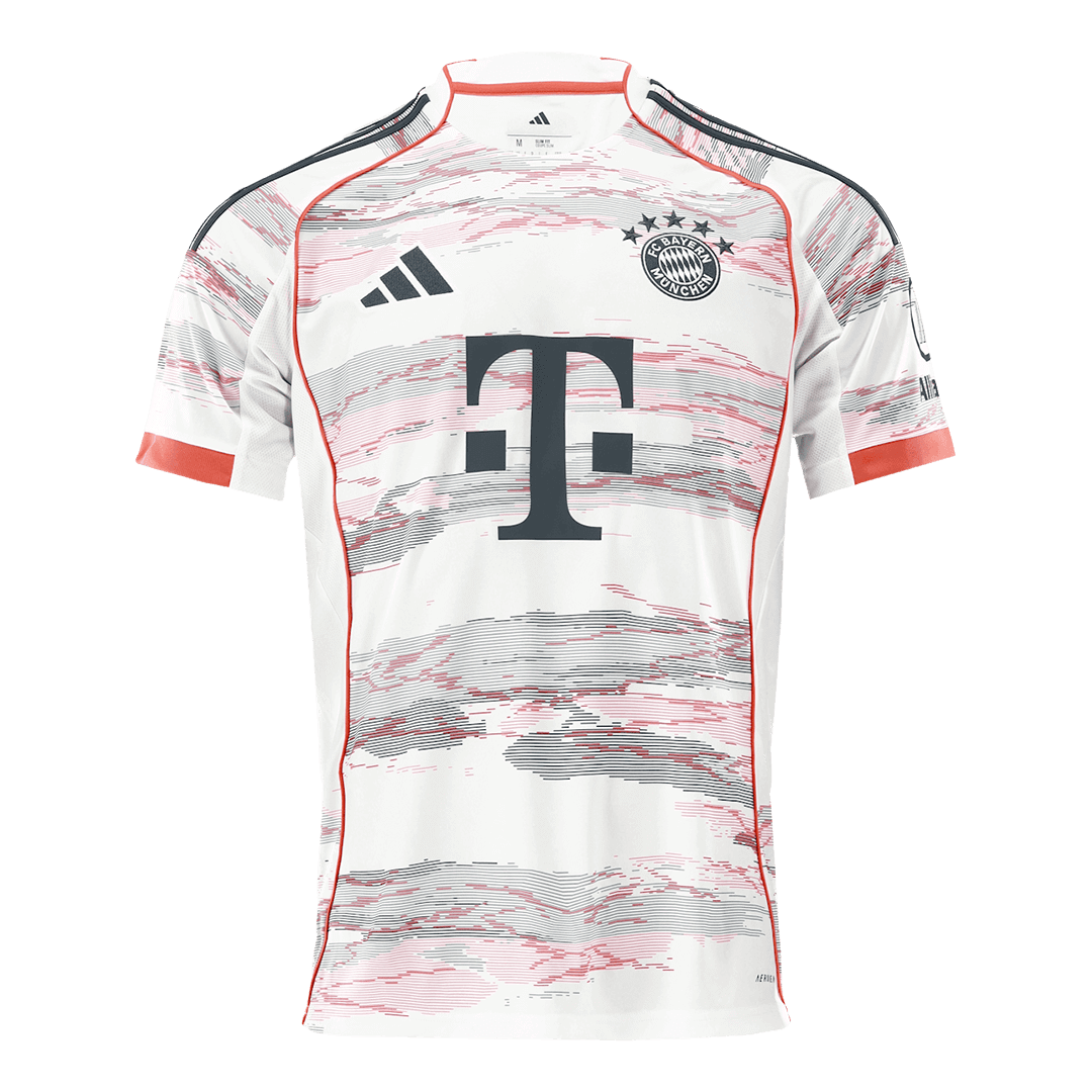 KANE #9 Bayern Munich Mens Away Soccer Jersey 2025/26 White