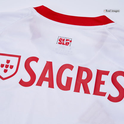 Benfica Mens Third Away Soccer Jersey 2025/26 White