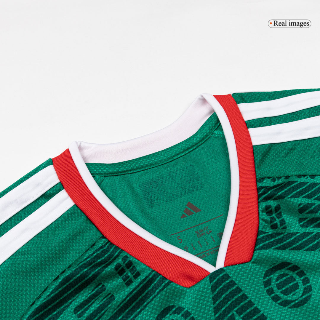 S.GIMENEZ #11 Mexico Mens Home Soccer Jersey World Cup 2026 Green [PREMIUM]
