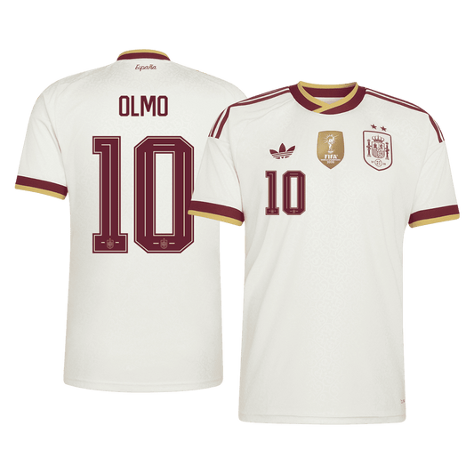 [Champion Edition] Spain Away Soccer Jersey World Cup 2026 – OLMO #10