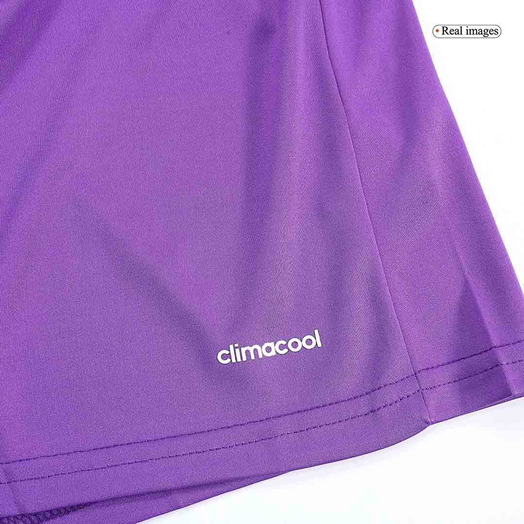 Retro RONALDO #7 Real Madrid Mens Away Long Sleeve Soccer Jersey 2016/17 Purple