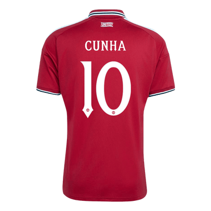 Manchester United Home Soccer Jersey 2026/27 – CUNHA #10 – UCL