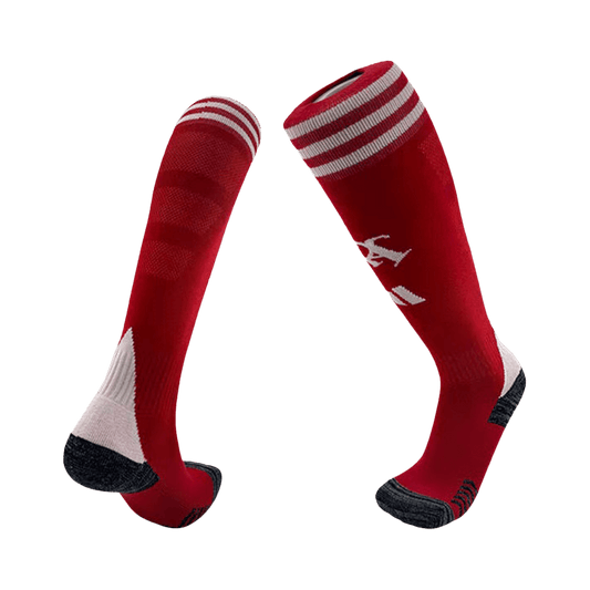 Arsenal Mens Home Soccer Socks 2025/26 Red [PREMIUM]