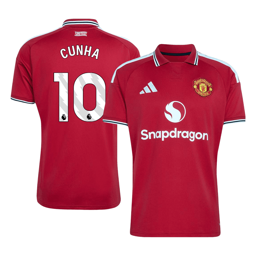 Manchester United Home Soccer Jersey 2026/27 – CUNHA #10
